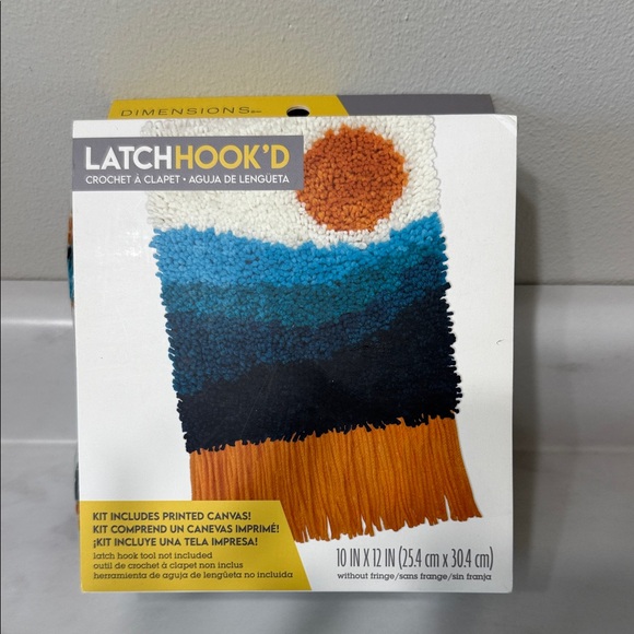 Other - Latch Hook Sunset Wall Decor Kit